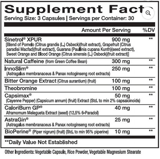 Innovapharm - Novaburn 2.0 (90 caps)
