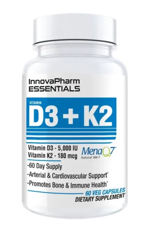 Innovapharm - Vitamin D3+K2 Combo (60 veg caps)