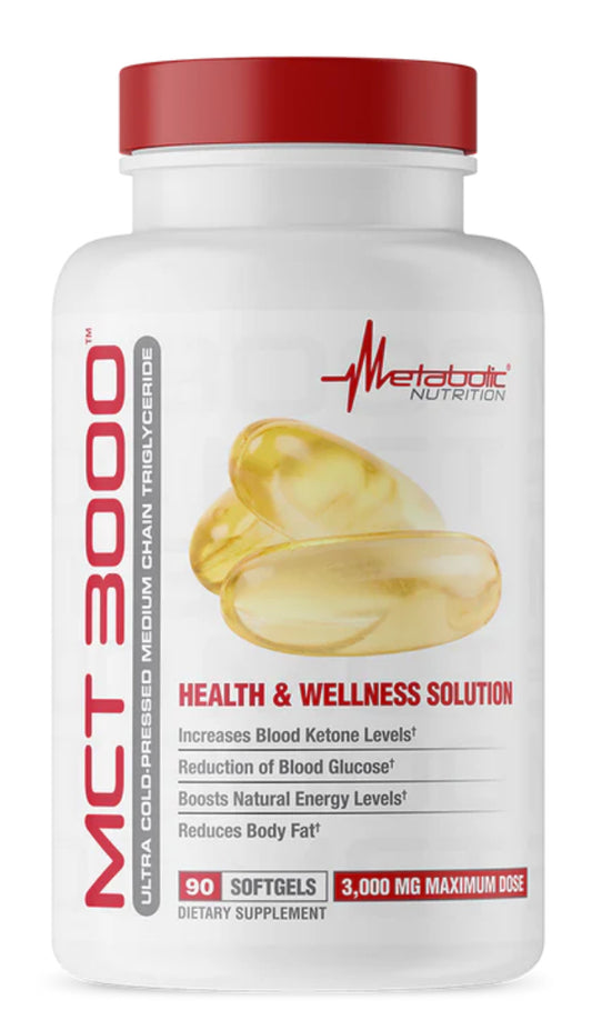 Metabolic Nutrition - MCT 3000 (90 soft gels)