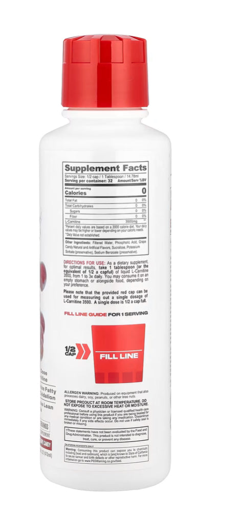 Metabolic Nutrition - L Carnitine 3500