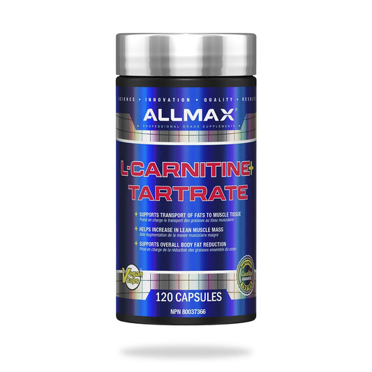 Allmax - L-Carnatine + Tartrate (120 Caps)