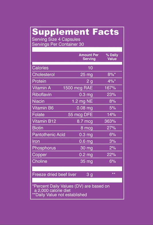 Vital Proteins - Beef LIver (120 Caps)