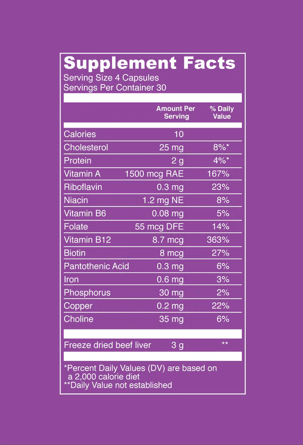 Vital Proteins - Beef LIver (120 Caps)