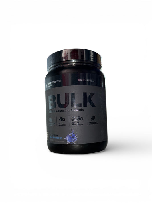 Transparent Labs - Bulk Black Pre workout (30 Servings)