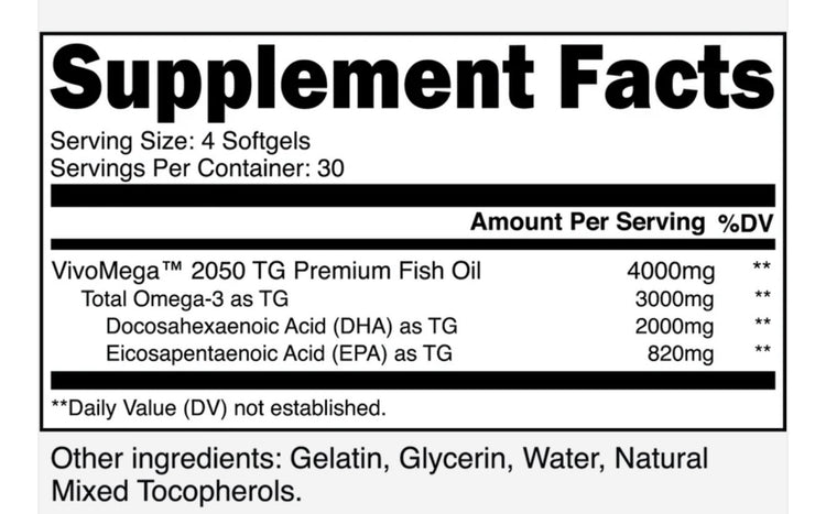 Transparent Labs - Omega 3 (DHA + EPA) 30 servings