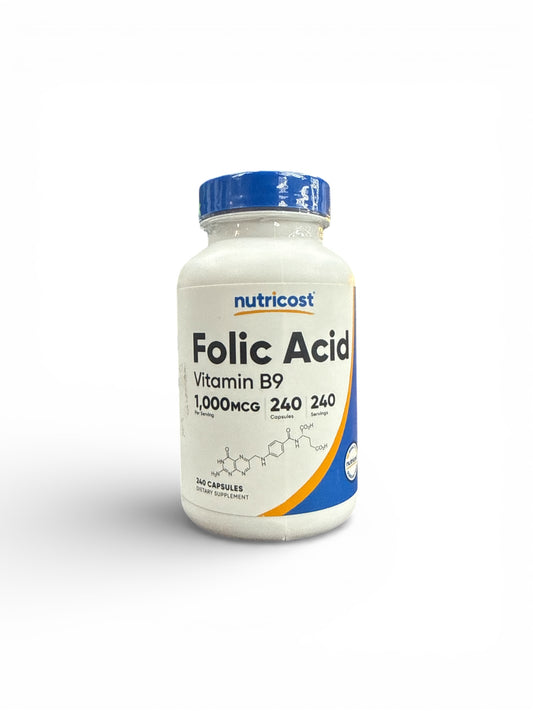 Nutricost - Folic Acid Vitamin B9 (240 Caps)