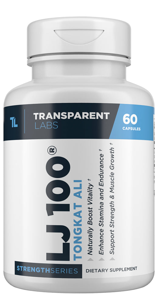 Transparent Labs - LJ100® Tongkat Ali (60 Caps) - Eva's Supplements