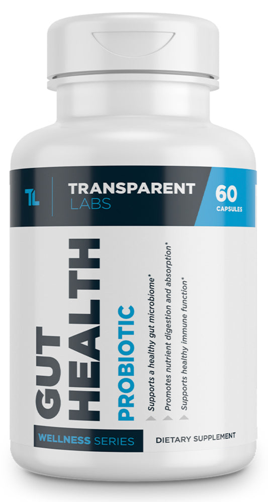 Transparent Labs - Probiotic Advanced Gut Health Formula (60 Caps) - Eva's Supplements