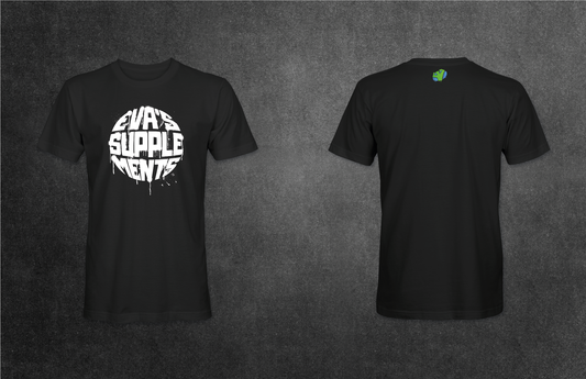 EVAS - Black T-Shirt (Select your size) - Eva's Supplements
