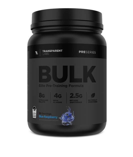 Transparent Labs - Bulk Black Pre workout (30 Servings) - Eva's Supplements
