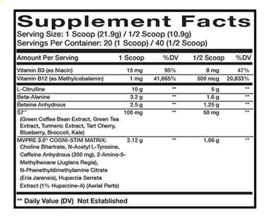 Innovapharm - MVPre 3.0 (40/20 Serv)