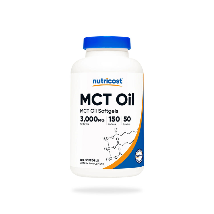 Nutricost - MCT Oil 3,000mgs (150 softgels)