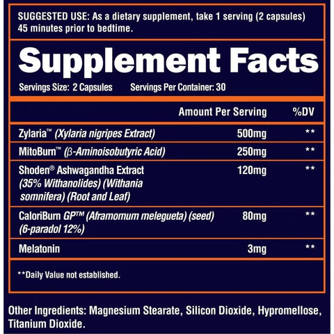 Alpha Lion - Night Burn (60 Caps) - Eva's Supplements