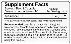 NutraKey - Yohimbine HCL (90 Caps) - Eva's Supplements