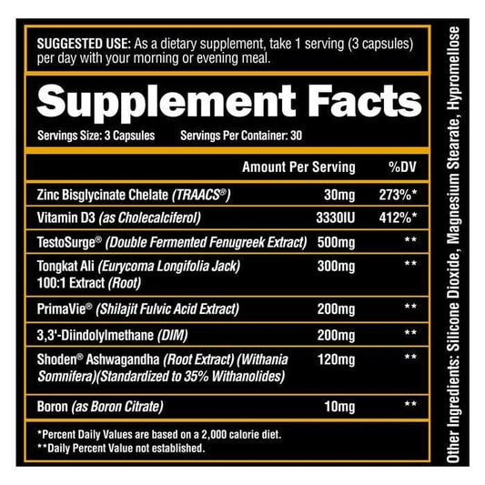 Alpha Lion - SUPERHUMAN® TEST (90 Caps) - Eva's Supplements
