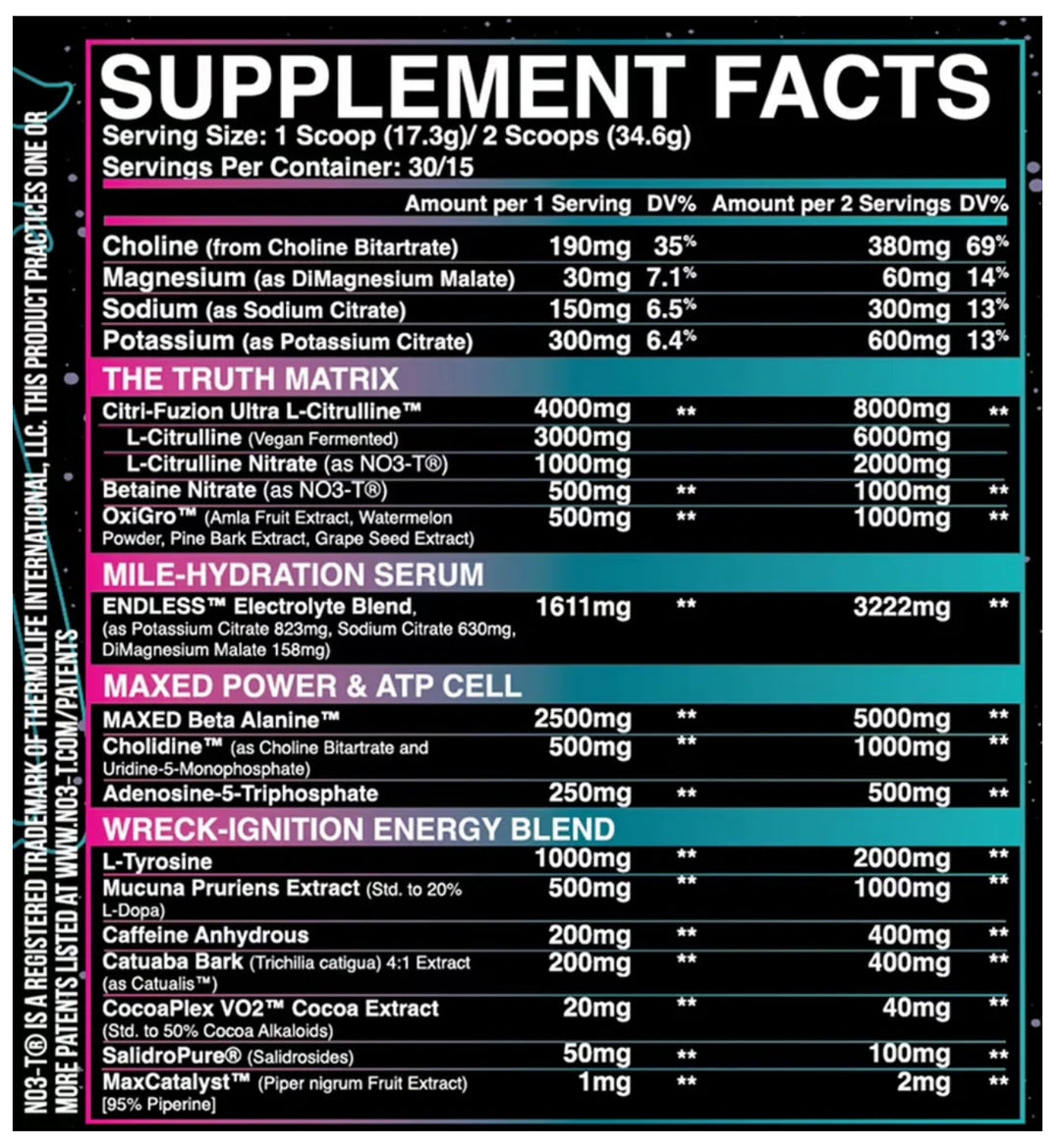 Inspired - DVST8 Ultra Dosed Pump/Pre-Workout (30 servings)