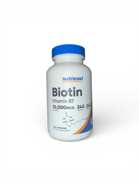 Nutricost - Biotin Vitamin B7 10,000mcg (240 caps)