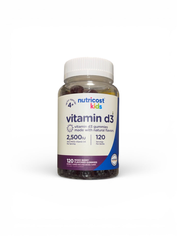 Nutricost Kids - Vitamin D3 Gummies 2,500IU (120 gummies)