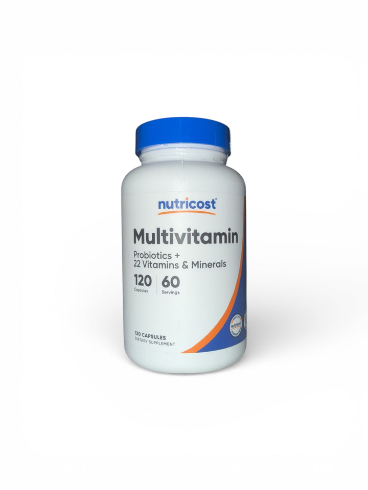 Nutricost - Multivitamin Probiotics + 22 Vitamins & Minerals (120 Caps)