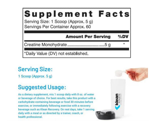 Klean Athlete - Creatine Monohydrate