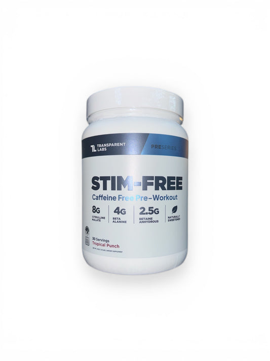 Transparent Labs - Stim Free Pre Workout (30 servings)