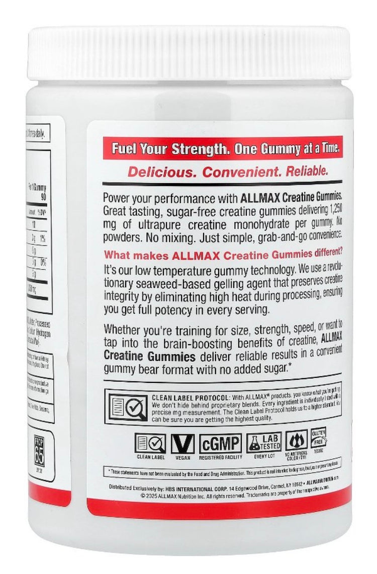 Allmax - Creatine Gummies (90 Gummies)