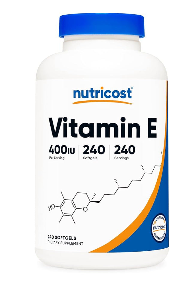 Nutricost - Vitamin E 400 IU (240 softgels)