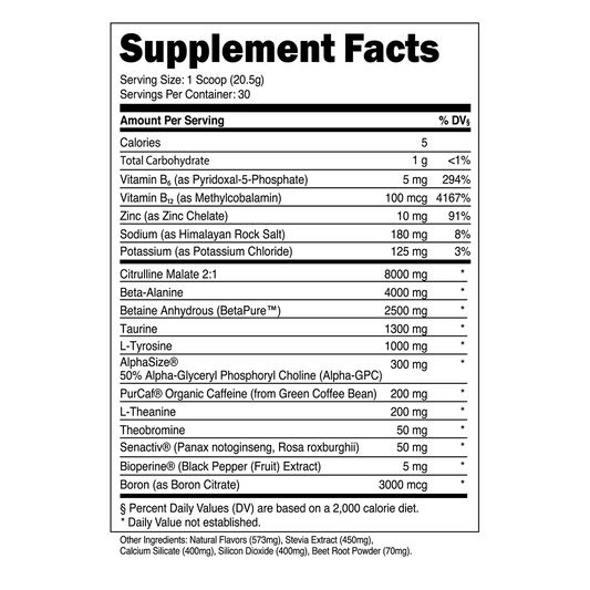 Transparent Labs - BULK Preworkout (30 Serv) - Eva's Supplements