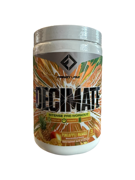 Frenzy labz - Decimate Intense Pre-Workout (25 Serv)