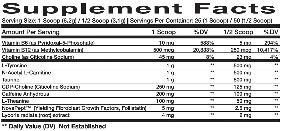 Innovapharm - Novatropic (50/25 Serv) - Eva's Supplements