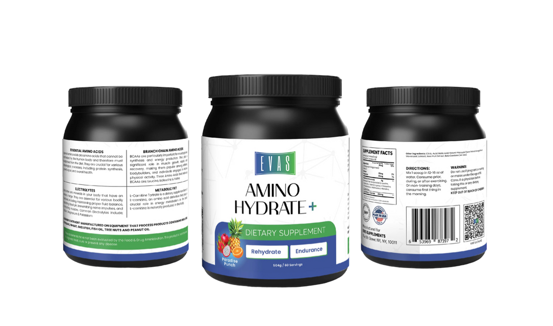 EVAS - Amino Hydrate + (60Serv) - Eva's Supplements