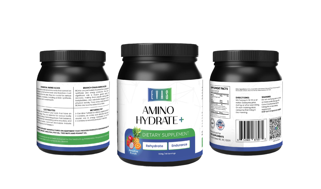 EVAS - Amino Hydrate + (60Serv) - Eva's Supplements