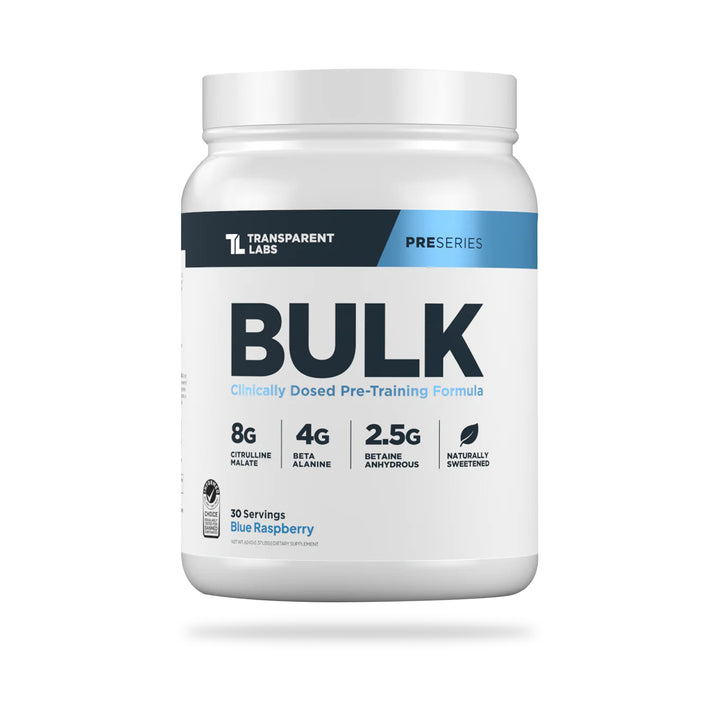 Transparent Labs - BULK Preworkout (30 Serv)