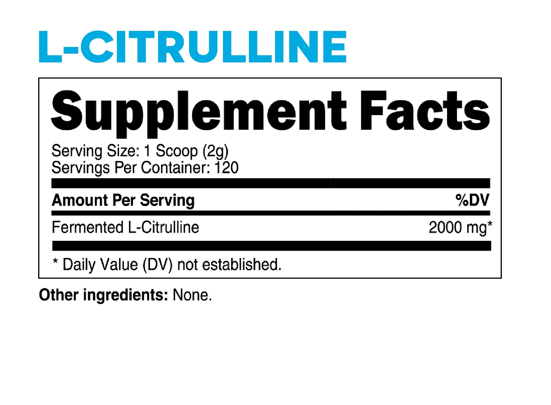 Transparent Labs - RawSeries Pure L-Citrulline (120 Serv)