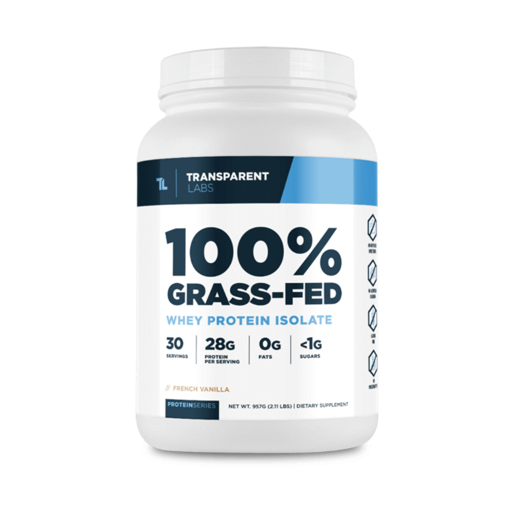 Transparent Labs - 100% Grass-Fed Whey Isolate Protein - Eva's Supplements