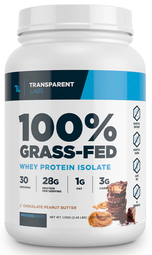 Transparent Labs - 100% Grass-Fed Whey Isolate Protein - Eva's Supplements