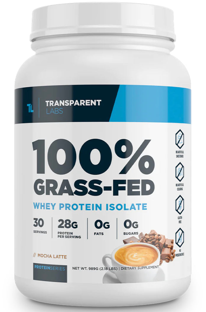 Transparent Labs - 100% Grass-Fed Whey Isolate Protein - Eva's Supplements