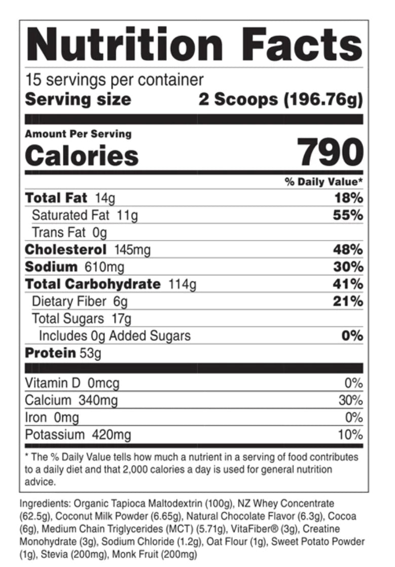Transparent Labs - Mass Gainer (15 Serv) - Eva's Supplements