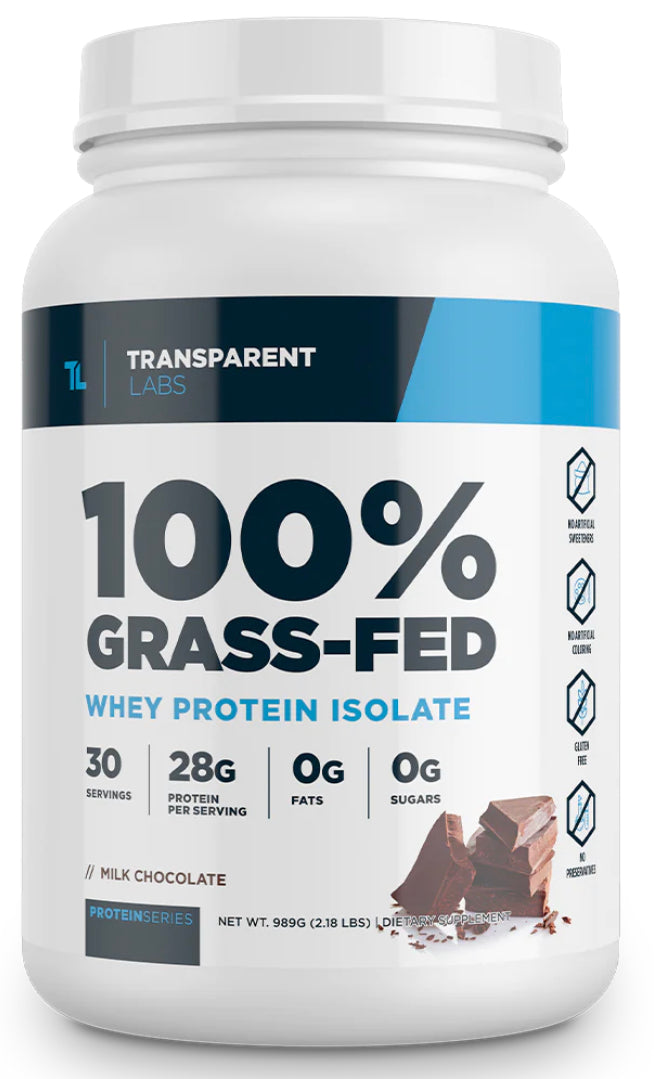 Transparent Labs - 100% Grass-Fed Whey Isolate Protein - Eva's Supplements