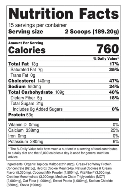 Transparent Labs - Mass Gainer (15 Serv) - Eva's Supplements