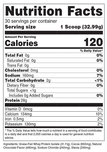 Transparent Labs - 100% Grass-Fed Whey Isolate Protein - Eva's Supplements