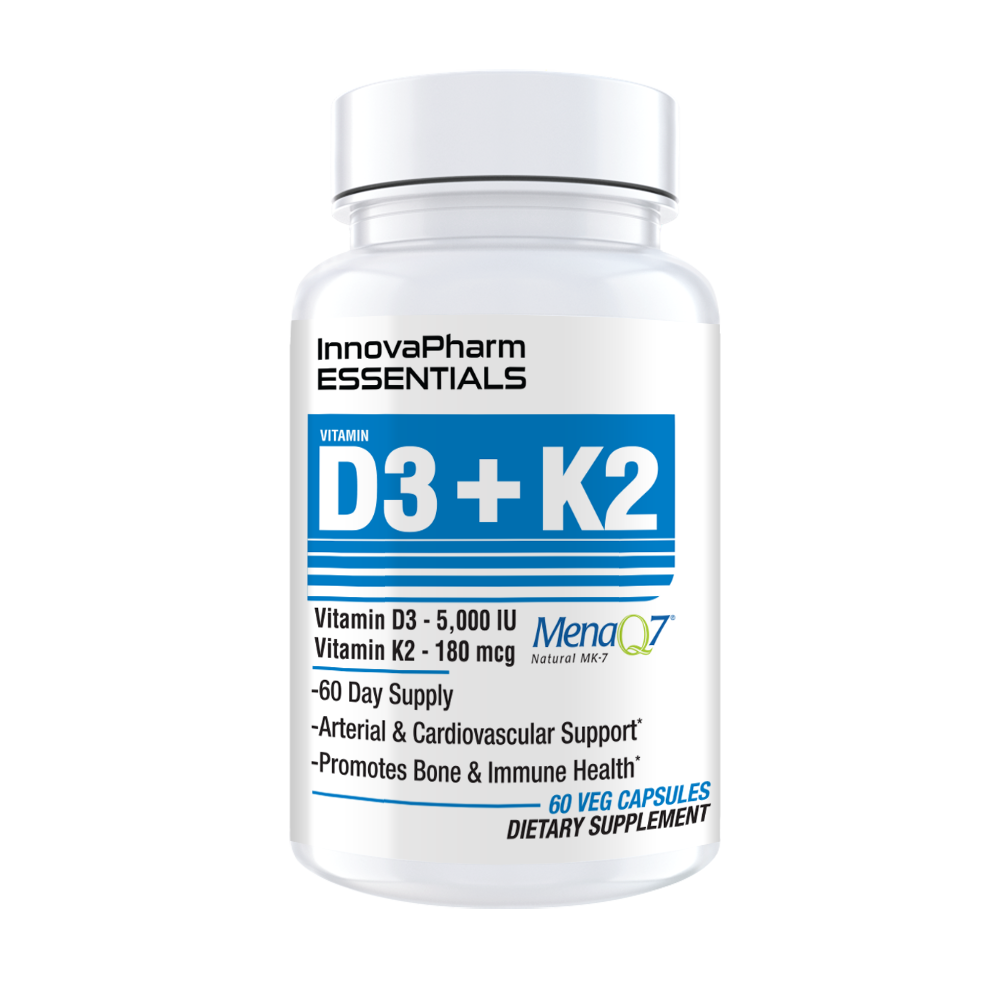 Innovapharm - Vitamin D3 + K2 (60 Caps)