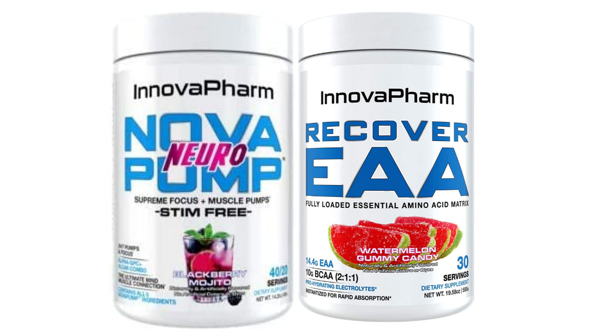 Innovapharm - Pre-Workout + Intra Workout Stack (Non-Caffeinated, Non-Stim)