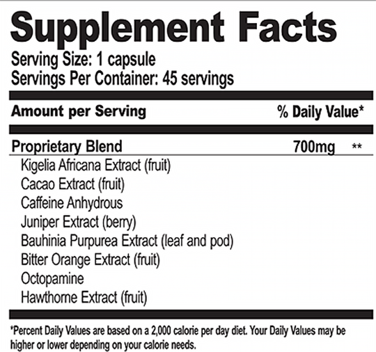 Imperial Nutrition - Thermal Spark (45Caps) - Eva's Supplements
