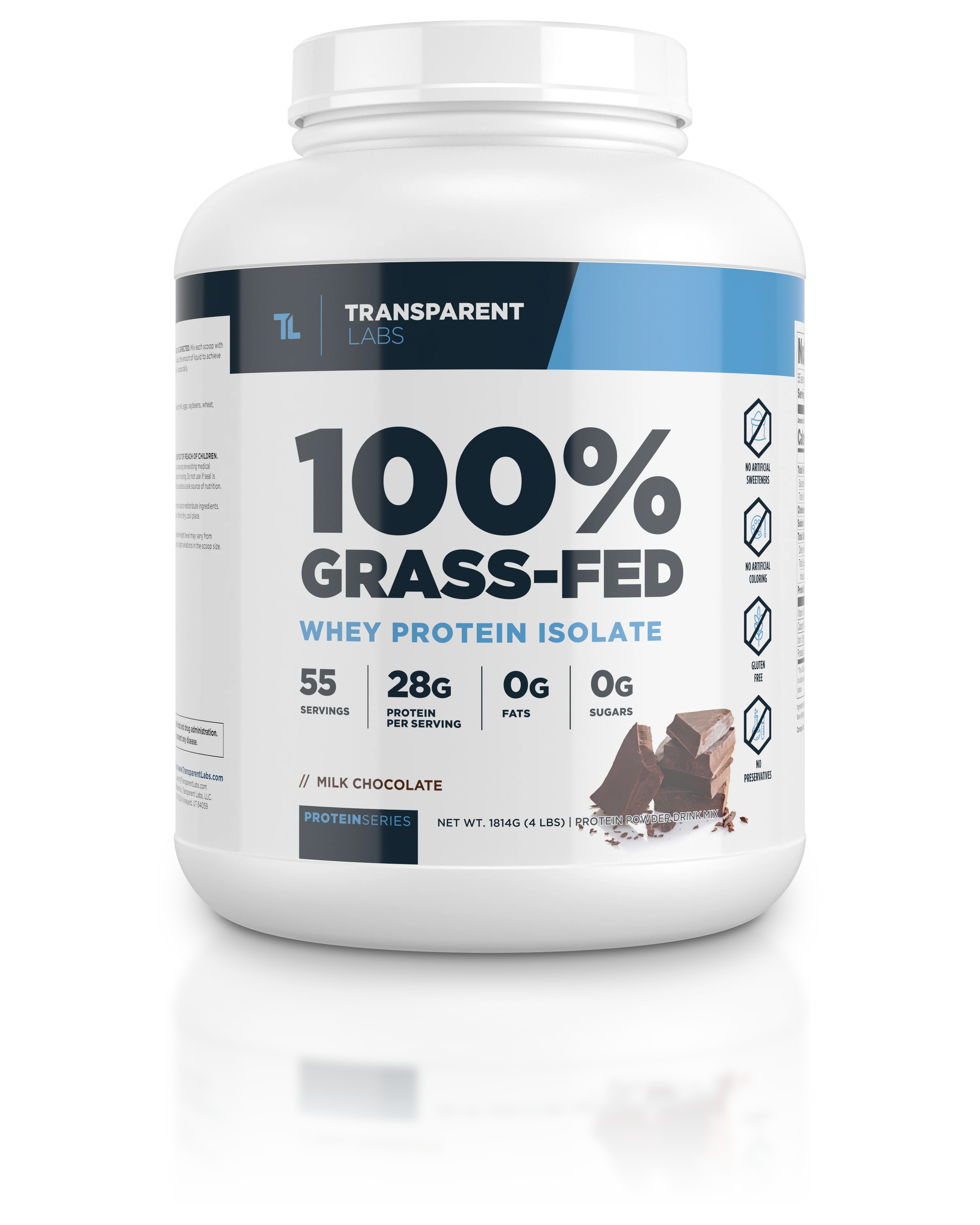 Transparent Labs - 100% Grass-Fed Whey Isolate Protein - Eva's Supplements