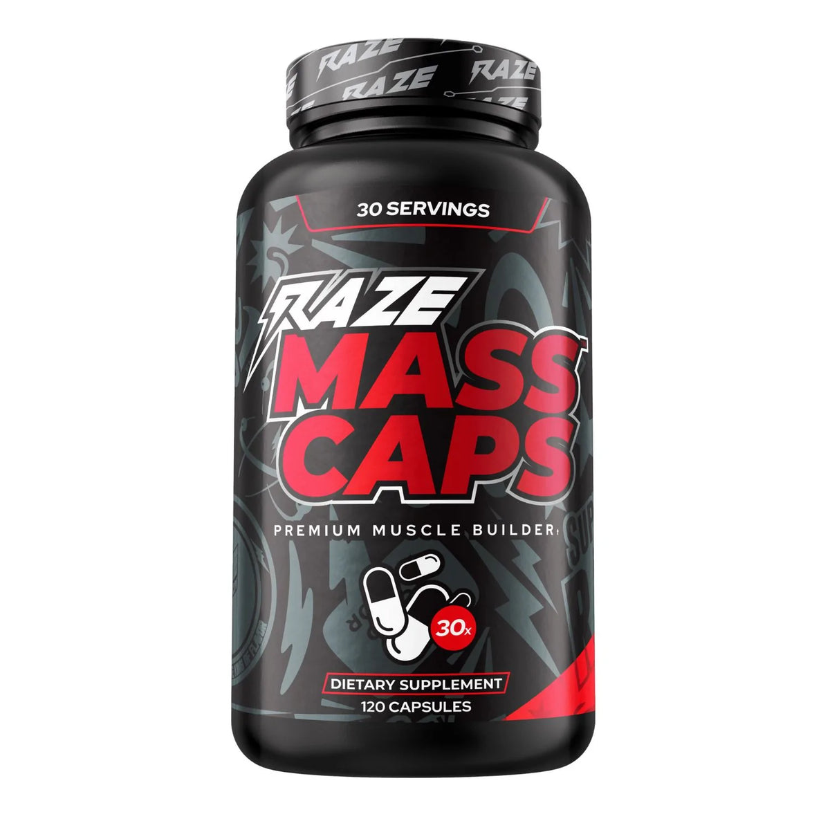 Raze - Mass Caps (120 Caps)