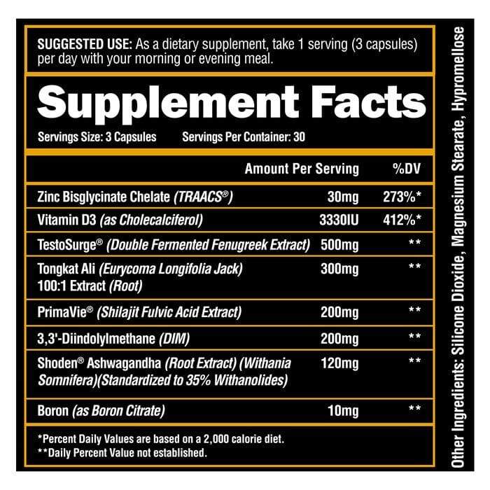 Alpha Lion - SUPERHUMAN® TEST (90 Caps) - Eva's Supplements