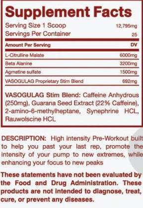 Just Vibes Nutrition - The Gulag (25 Serv)